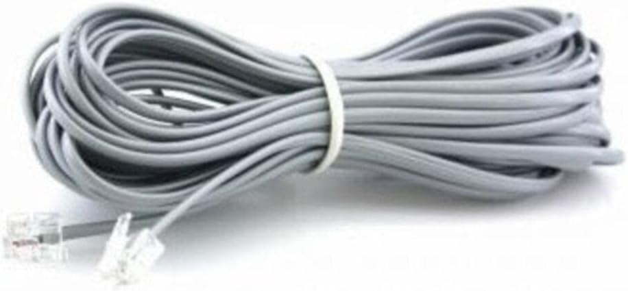 Lunatic TEL50 50 Metre Telefon, Telefon Hattı Direkten Modem Arası Kablo Internet Bağlantısı Için Kullanılan Uçları Takılı Ara Kablo (50 Metre)