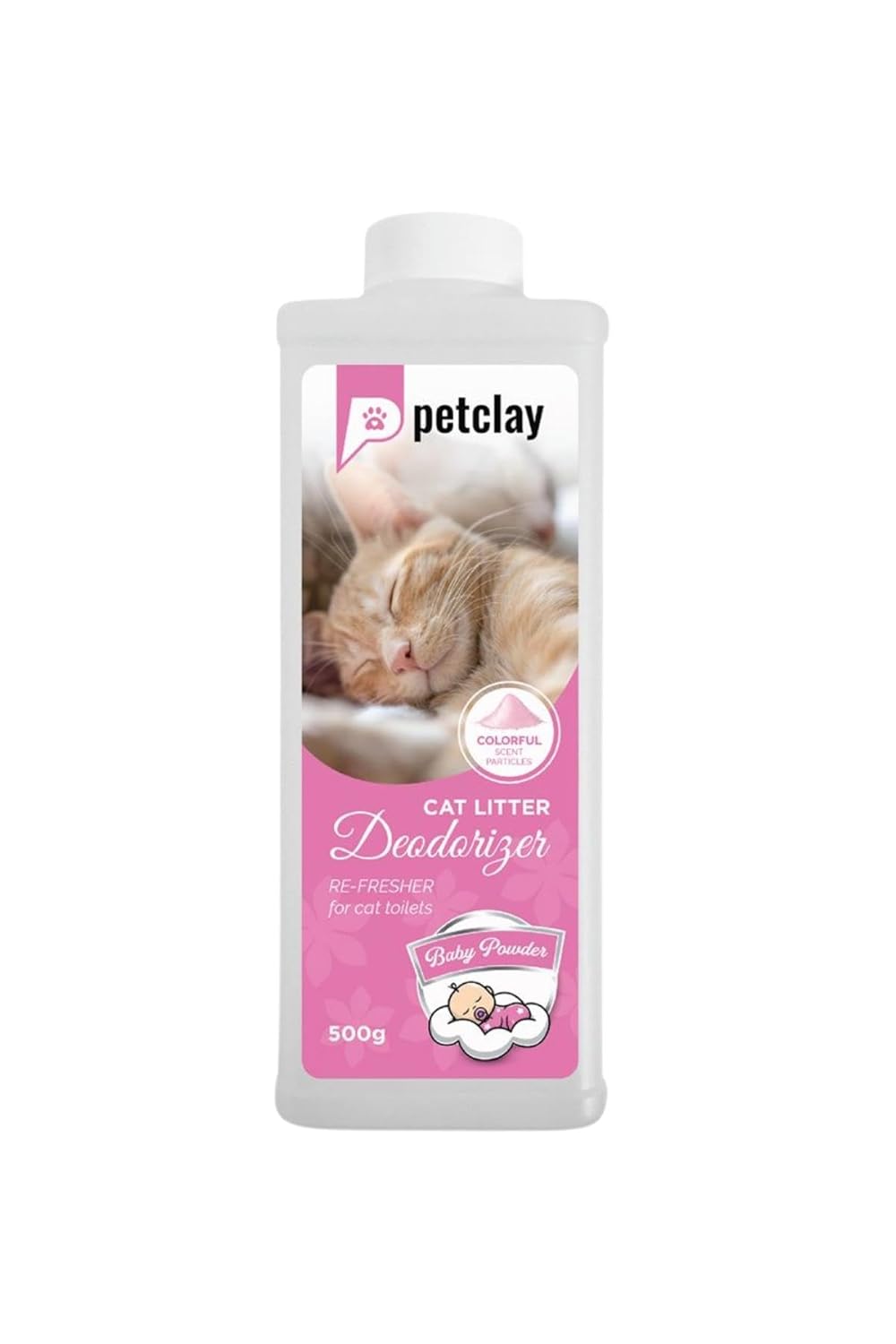 Glipet Petclay Bebek Pudralı Kedi Kumu Deodorantı 500Gr