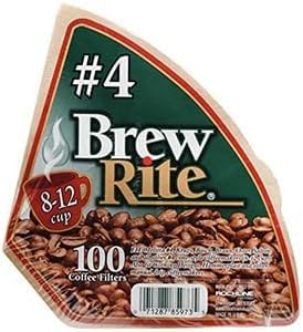 Kahveciniz 4 Numara Ev Tipi Filtre Kahve Kağıdı 100 Adet Ekonomik Paket Beyaz