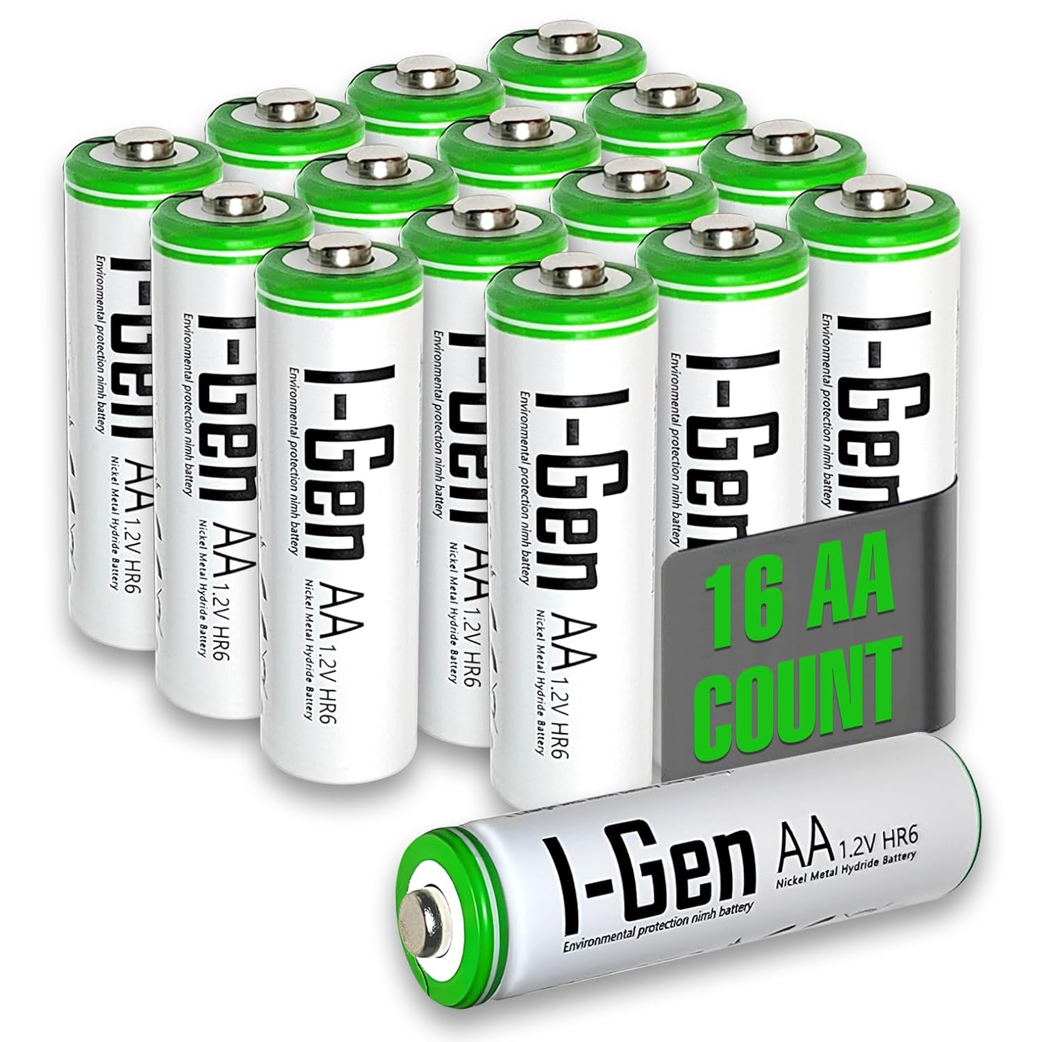 I-Gen B135 16 Adet AA 2700 mAh Şarj Edilebilir Kalem Pil 1.2V Ni-MH Şarjlı Pil