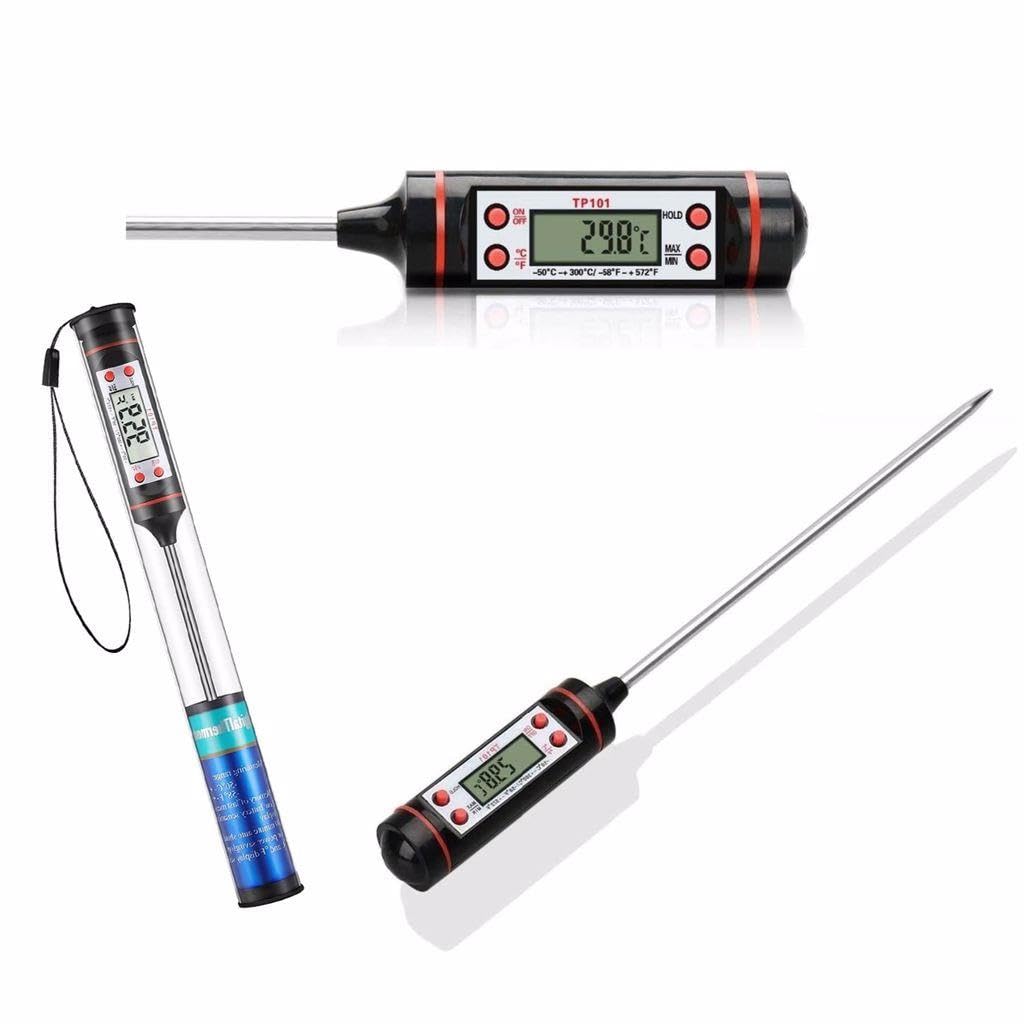 Mutfak Termometresi Dijital Termometre Gıda Termometresi 300 C Ölçüm (KALİTELİ) ÖZEL KUTULU