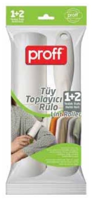 Proff Tüy Toplayıcı Rulolu Aparat + 2 Yedek Rulo