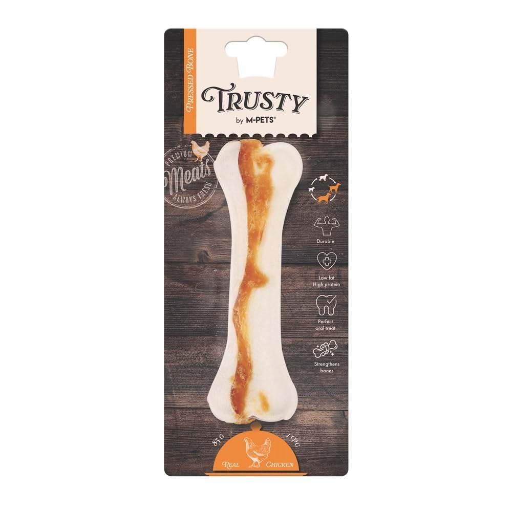 M-PETS TRUSTY CHICKEN PRESS KEMİK 85GR/15,3CM