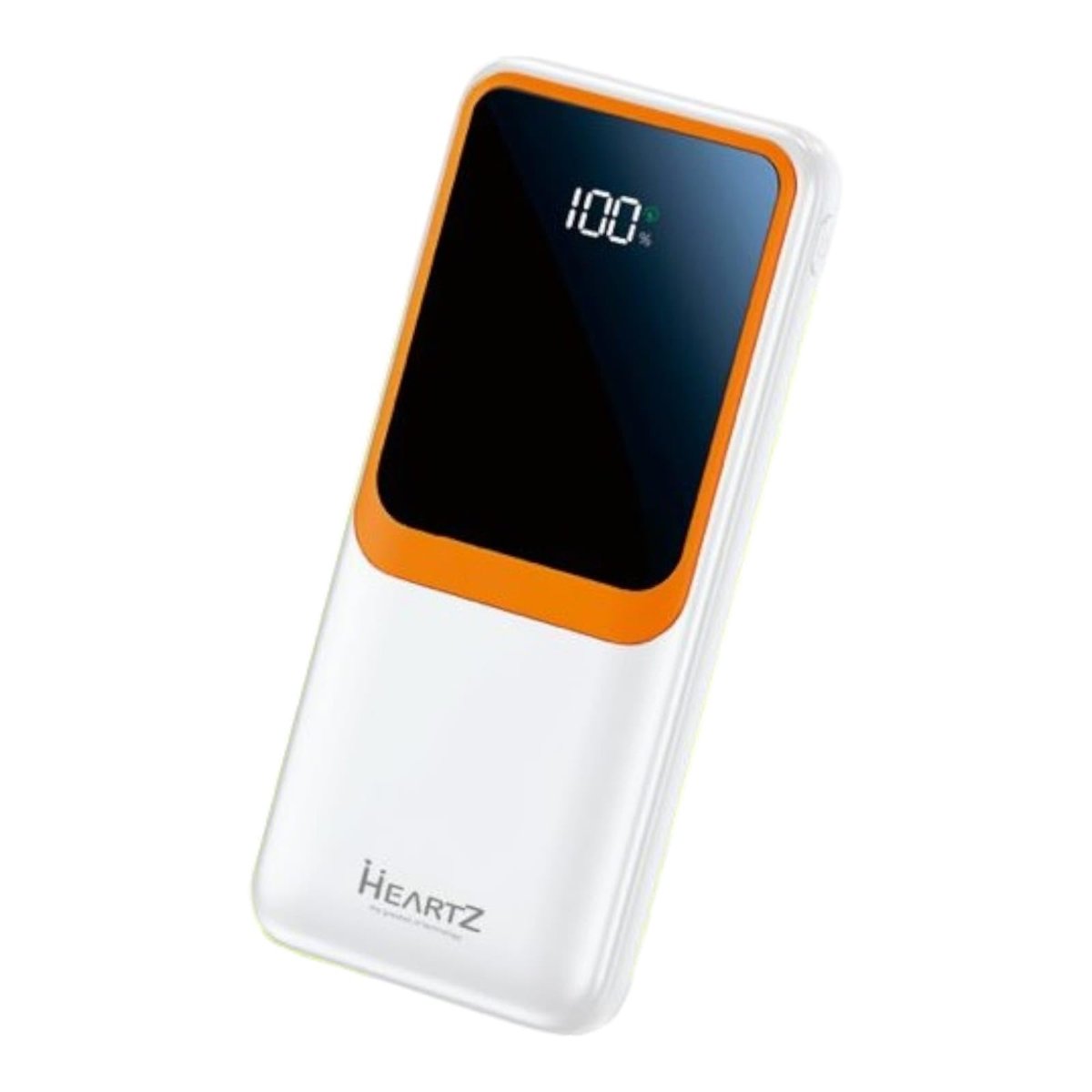 HEARTZ H32 10000 mah power bank PD 20W ve USB 22.5W FAST HIZLI ŞARJ DAHİLİ TYPE C VE LİGHTNİNG KABLOLU DÜNYA STANDARTLARINA UYGUN POLYMER BATARYA BİREBİR AMPER LCD GÖSTERGELİ POWERBANK (BEYAZ)