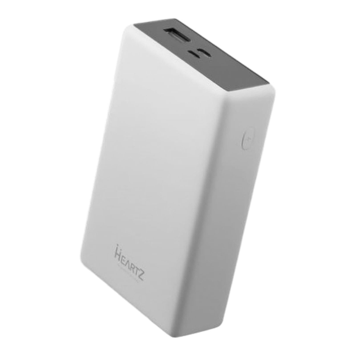 HEARTZ H002 20000 mah power bank PD 30W ve USB 22.5W FAST HIZLI ŞARJ DAHİLİ TYPE C VE LİGHTNİNG KABLOLU DÜNYA STANDARTLARINA UYGUN POLYMER BATARYA BİREBİR AMPER POWERBANK (BEYAZ)