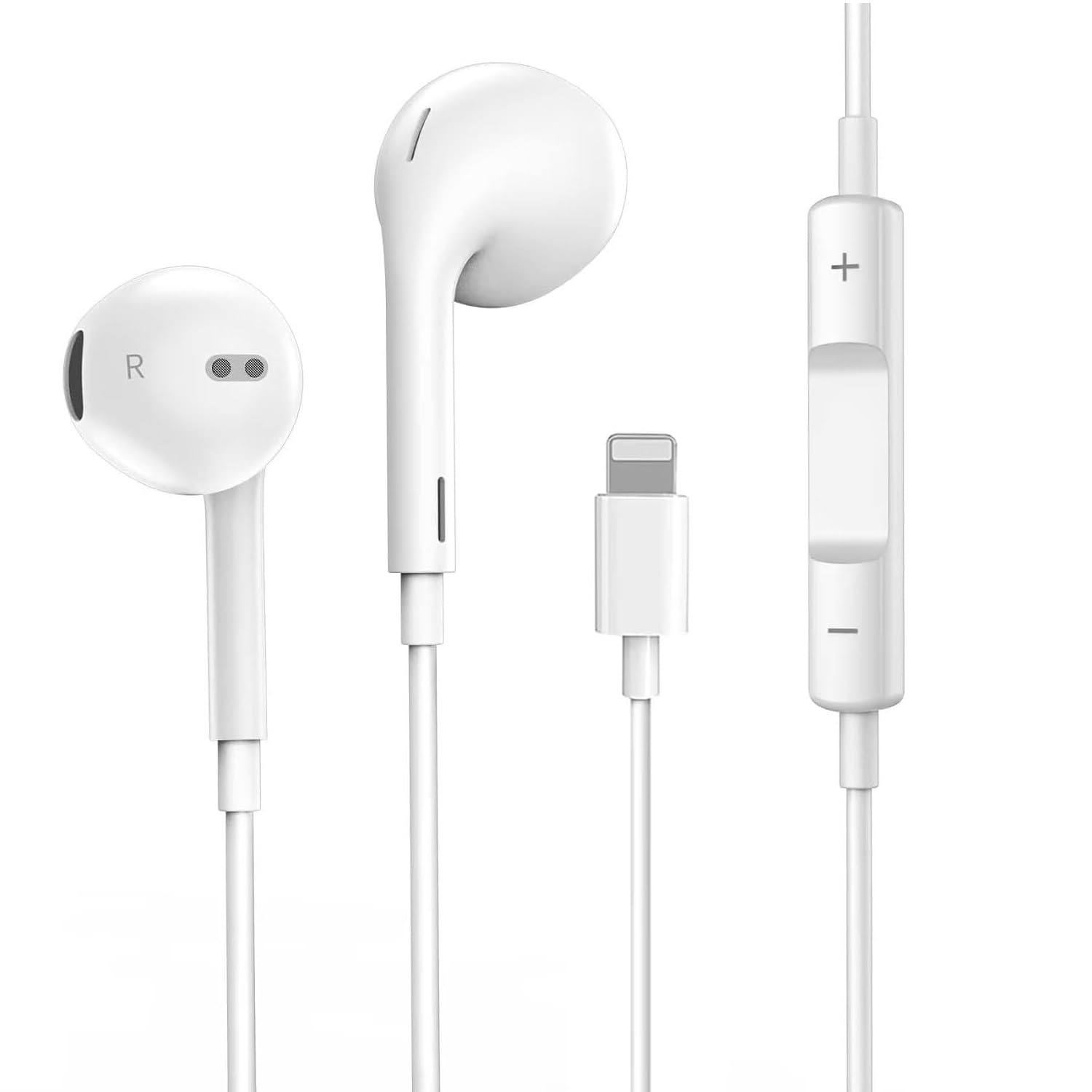 HP-301 Kablolu Kulak İçi Kulaklık 120 Cm Ses Açma Kapama Hd Ses Kalitesi Mikrofonlu İphone Kulaklık İos lightning