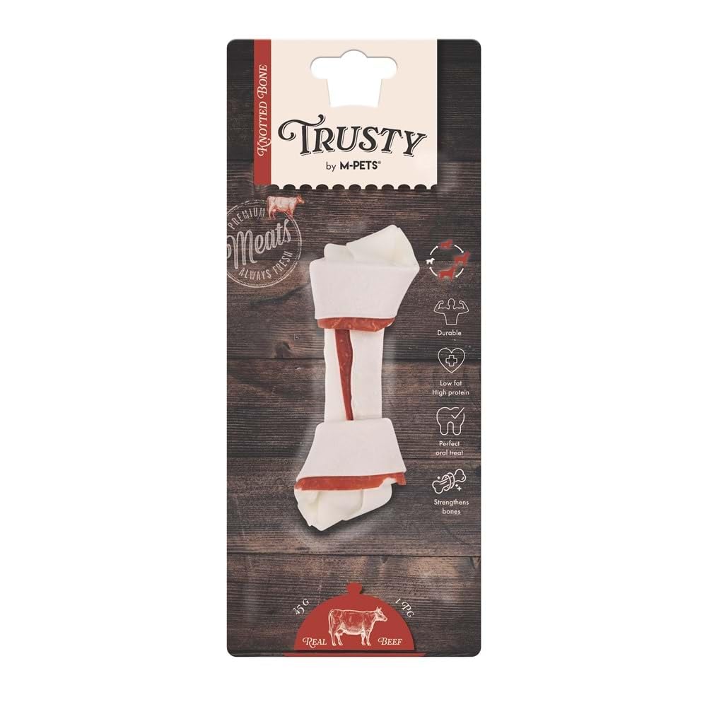 M-PETS TRUSTY BEEF DÜĞÜMLÜ KEMİK 45GR/12,7CM
