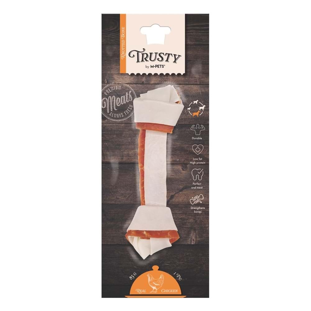 M-PETS TRUSTY CHICKEN DÜĞÜMLÜ KEMİK 85GR/20,3CM