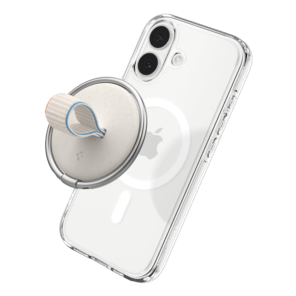 Spigen MagFit O-Mag iPhone için Manyetik Telefon Tutucu MagSafe Özellikli Ring Dune Beige OM104 - AMP09176