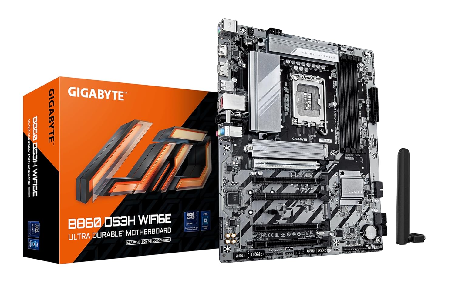 GIGABYTE B860 DS3H WIFI6E Intel LGA1851 ATX ULTRA DURABLE Anakart