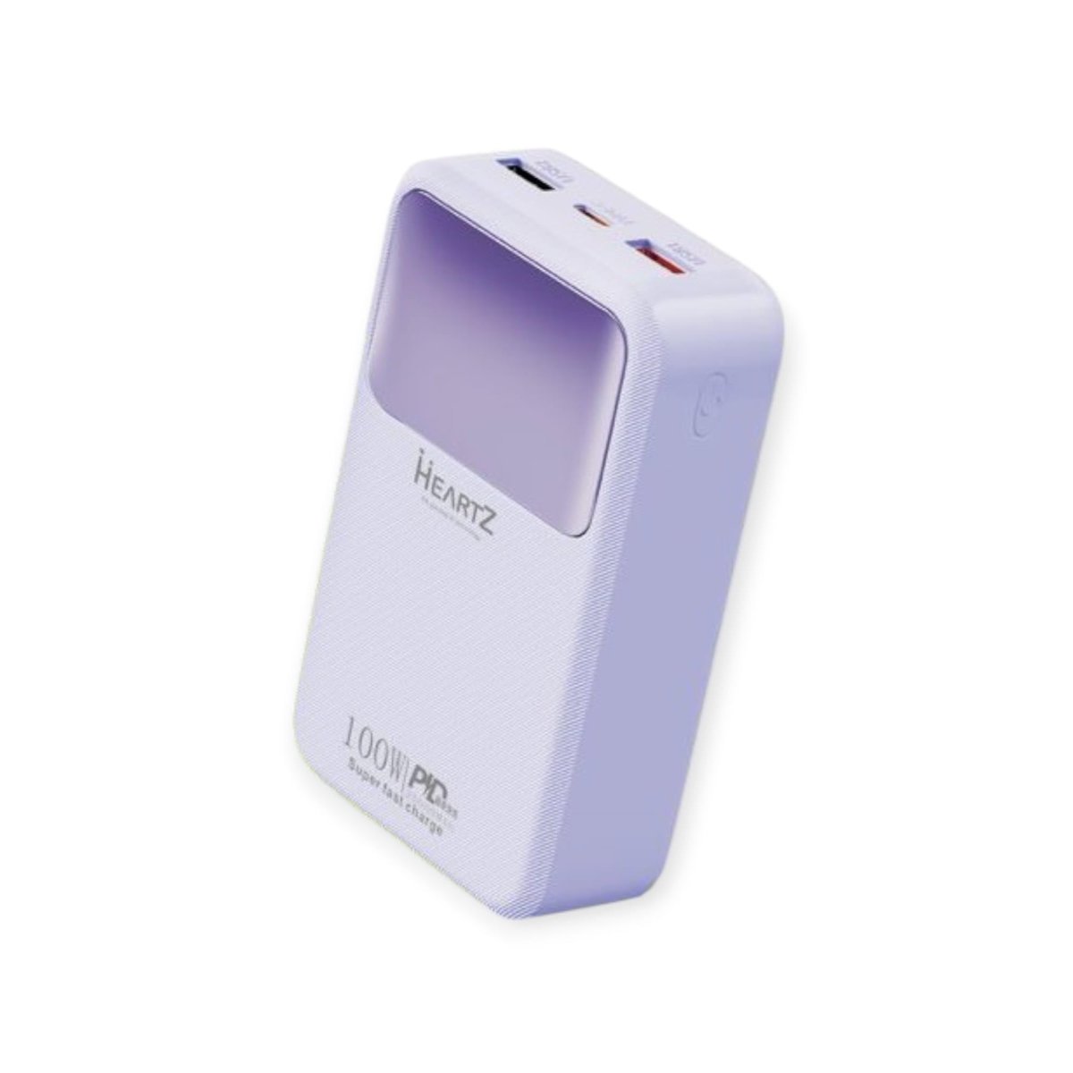 HEARTZ H006 20000 mah power bank PD 27W ve USB 100W FAST HIZLI ŞARJ DAHİLİ TYPE C VE LİGHTNİNG KABLOLU DÜNYA STANDARTLARINA UYGUN POLYMER BATARYA BİREBİR AMPER LCD GÖSTERGELİ POWERBANK