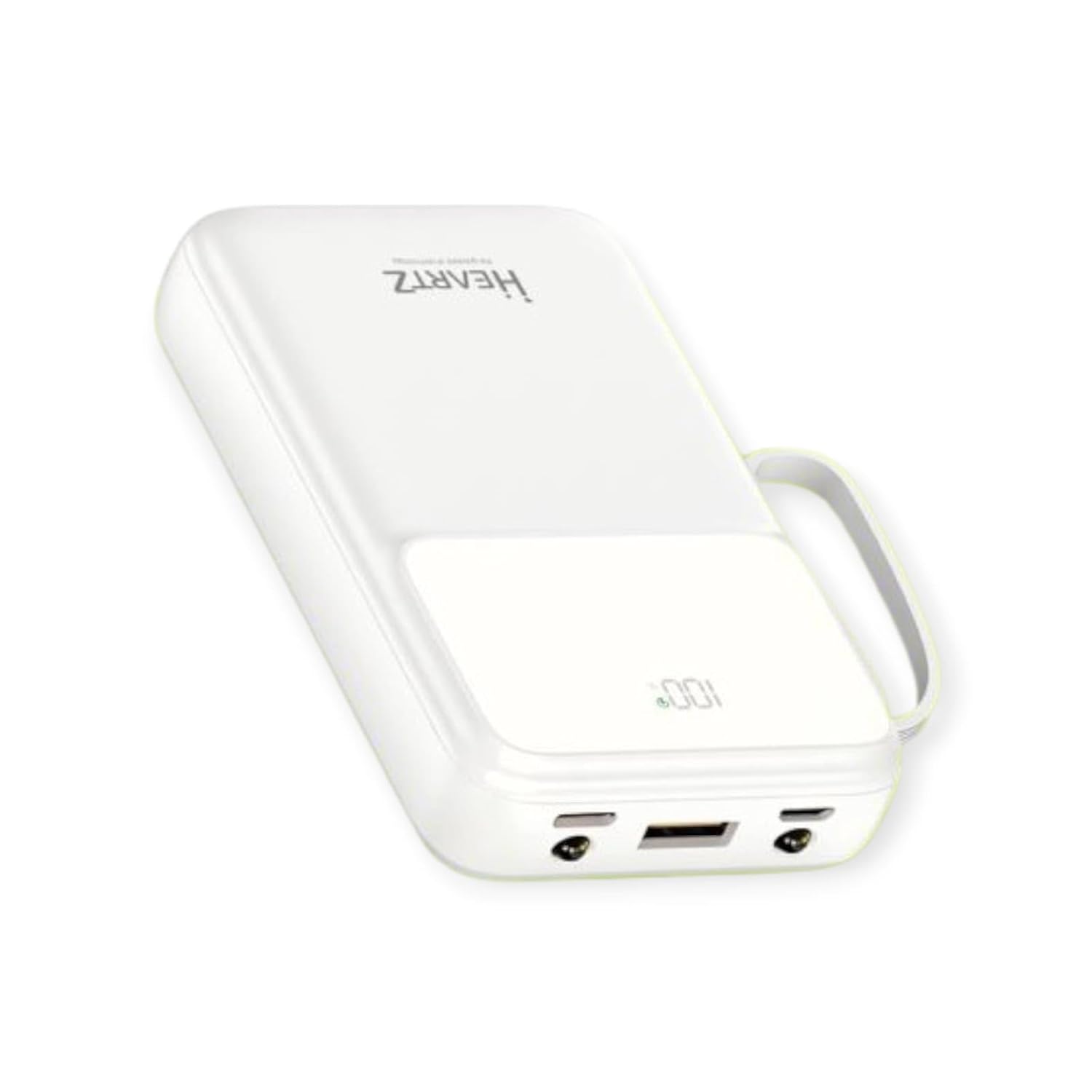 HEARTZ H28 10000 MH PD 20W ve USB 22.5W FAST HIZLI ŞARJ DAHİLİ TYPE C VE LİGHTNİNG KABLOLU DÜNYA STANDARTLARINA UYGUN POLYMER BATARYA BİREBİR AMPER LCD GÖSTERGELİ POWERBANK