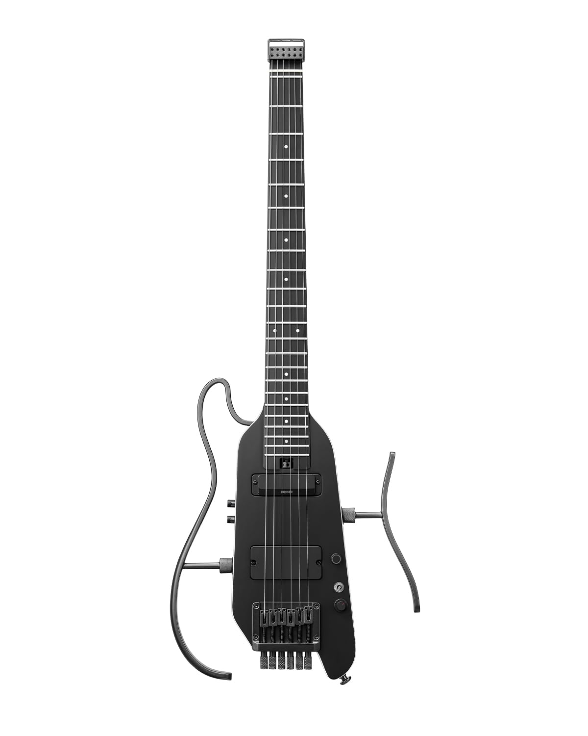 Donner HUSH X PRO elektro gitar kiti, düzinelerce önceden ayarlanmış kombinasyonlu akıllı seyahat gi