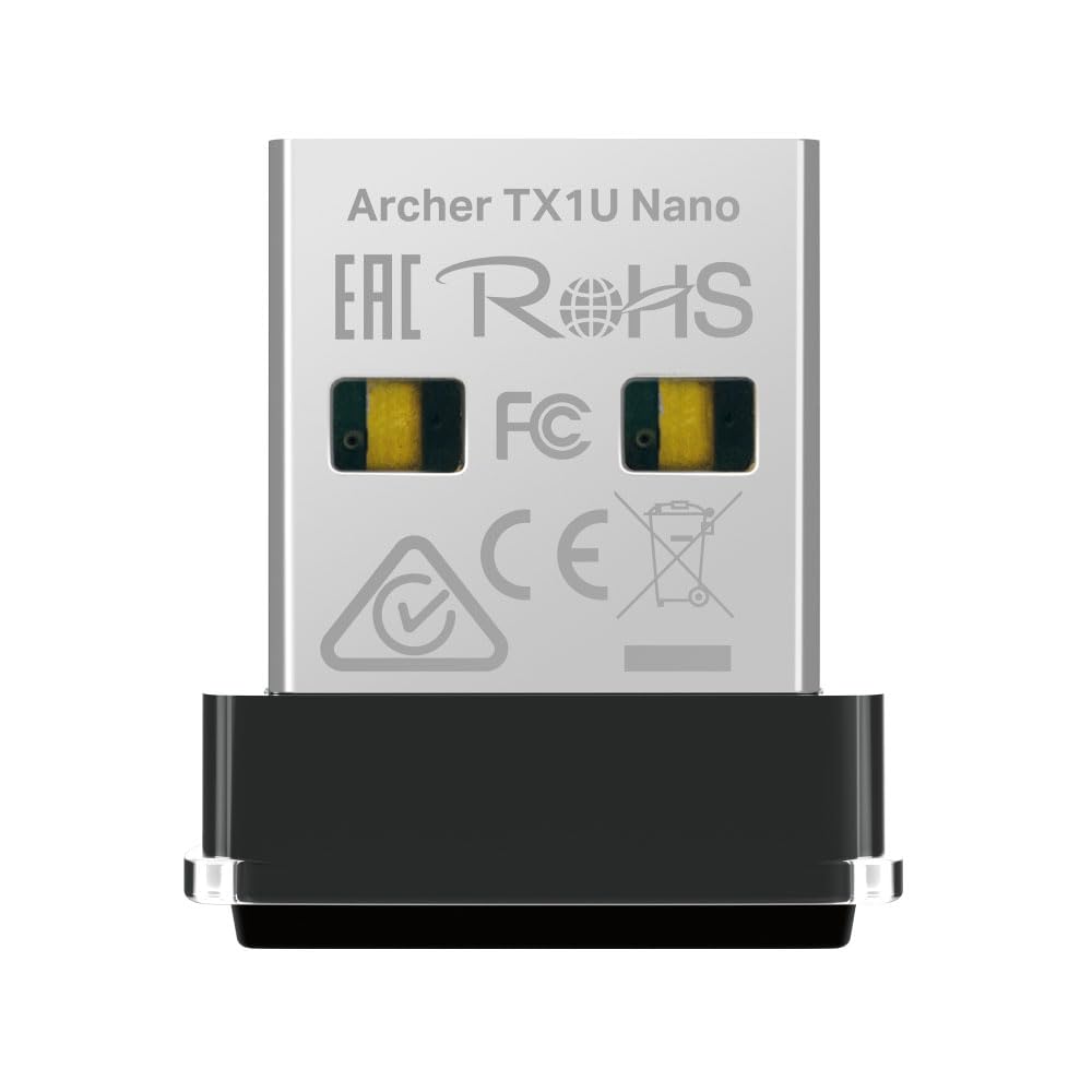TP-Link Archer TX1U Nano; AX300 Mbps, Nano Tasarım, Tak ve Çalıştır, Linux ve Windows(11/10/7) Destekli, Wi-Fi 6 USB Adaptör