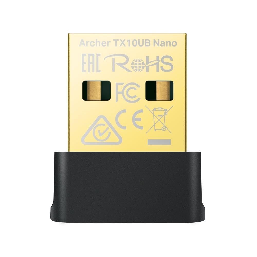 TP-Link Archer TX10UB Nano | Wi-Fi 6 & Bluetooth 5.3 USB Adaptör | AX900 Mbps | Çift Bant | İkisi Bir Arada | Kolay Kurulum | Windows Uyumlu
