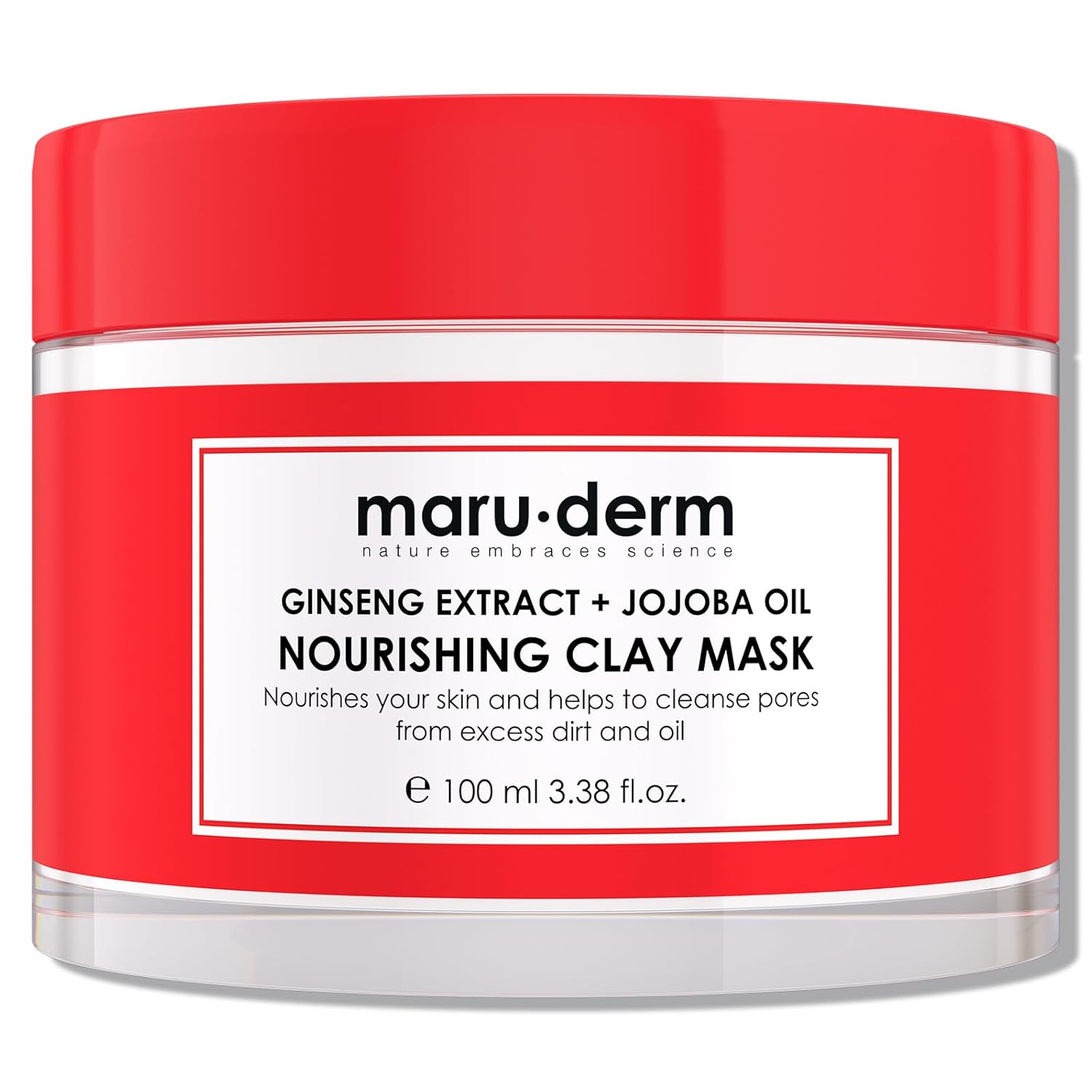 Maru.Derm Ginseng Özü + Jojoba Yağı Besleyici Maske 100 ml