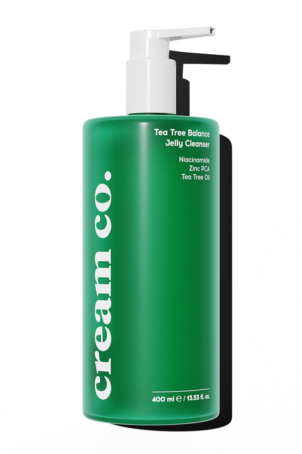 Cream Co. Sivilce & Akne & Siyah Nokta Karşıtı Yüz Temizleme Jeli, Niacinamide Çay Ağacı Yağı, 400 ML