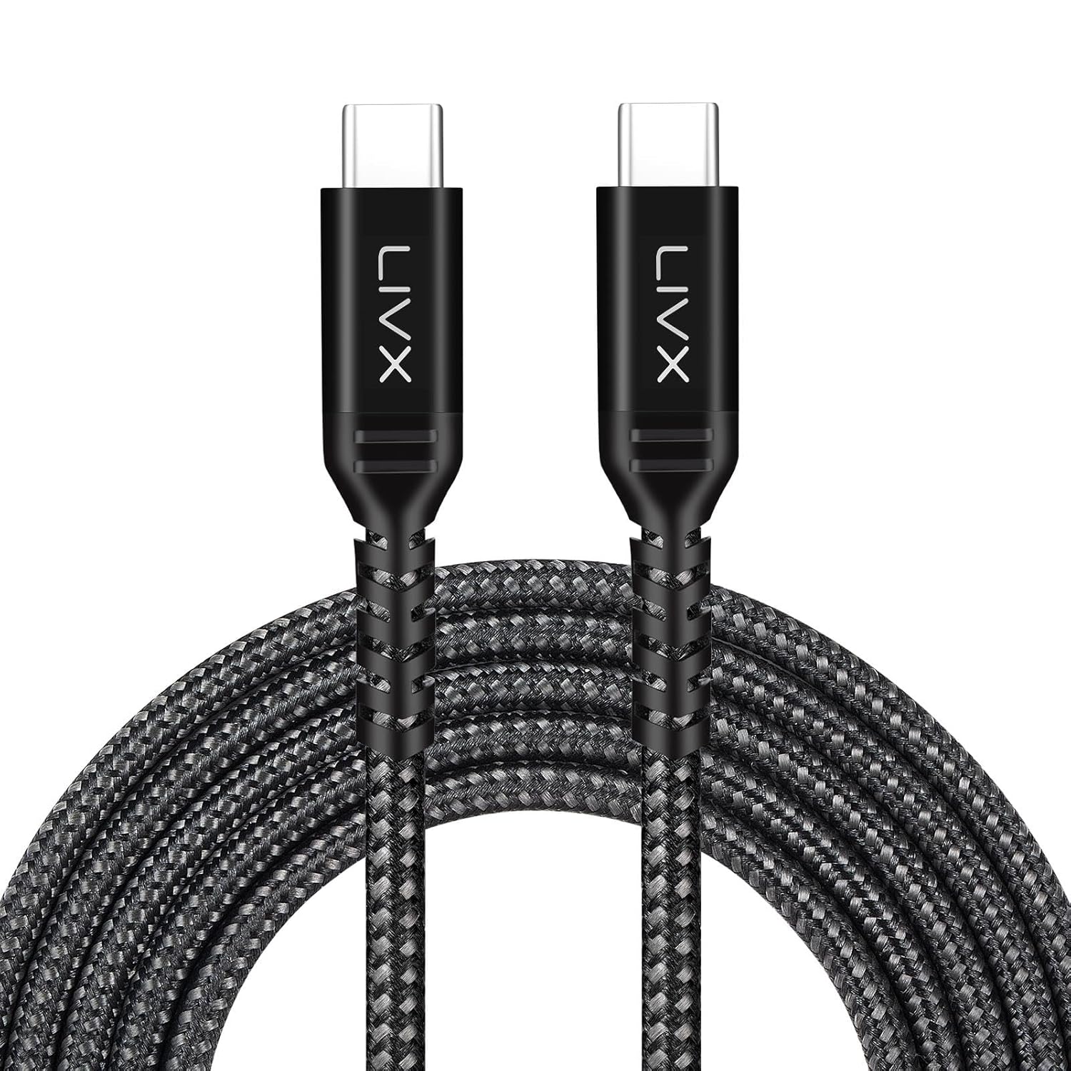 LivX Special 100W Type C to Type C 2 metre Örgülü Hızlı Şarj Kablosu YCT-02