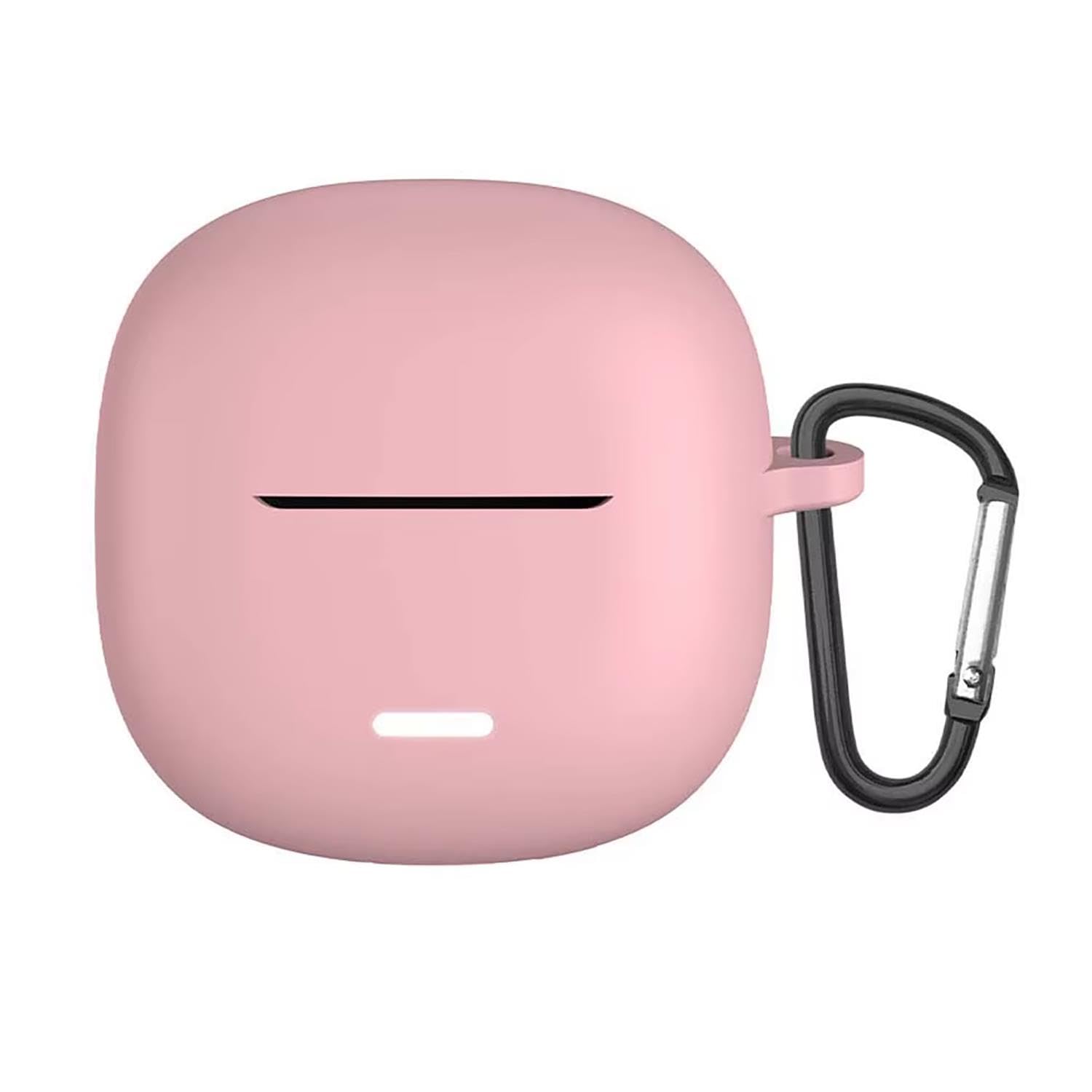 Microsonic Xiaomi Redmi Buds 6 Lite Kılıf Askılı Mat Silikon Rose Gold [Redmi Buds 6 Lite ile Uyumlu Kılıf - Rose Gold]