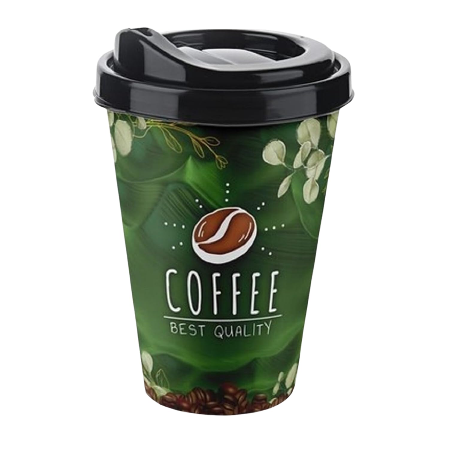 400 ml Termos Mug – Yıkanabilir Plastik Kahve Kupası, French Press Filtre Kahve ve Meşrubat Bardağı, Taşınabilir ve Dayanıklı Tasarım (400ml, Dark Side)