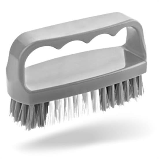 GüncelÇarşı Tutamaçlı Plastik Pratik Tırnak Kıyafet Yaka Temizlik Fırçası, Asorti