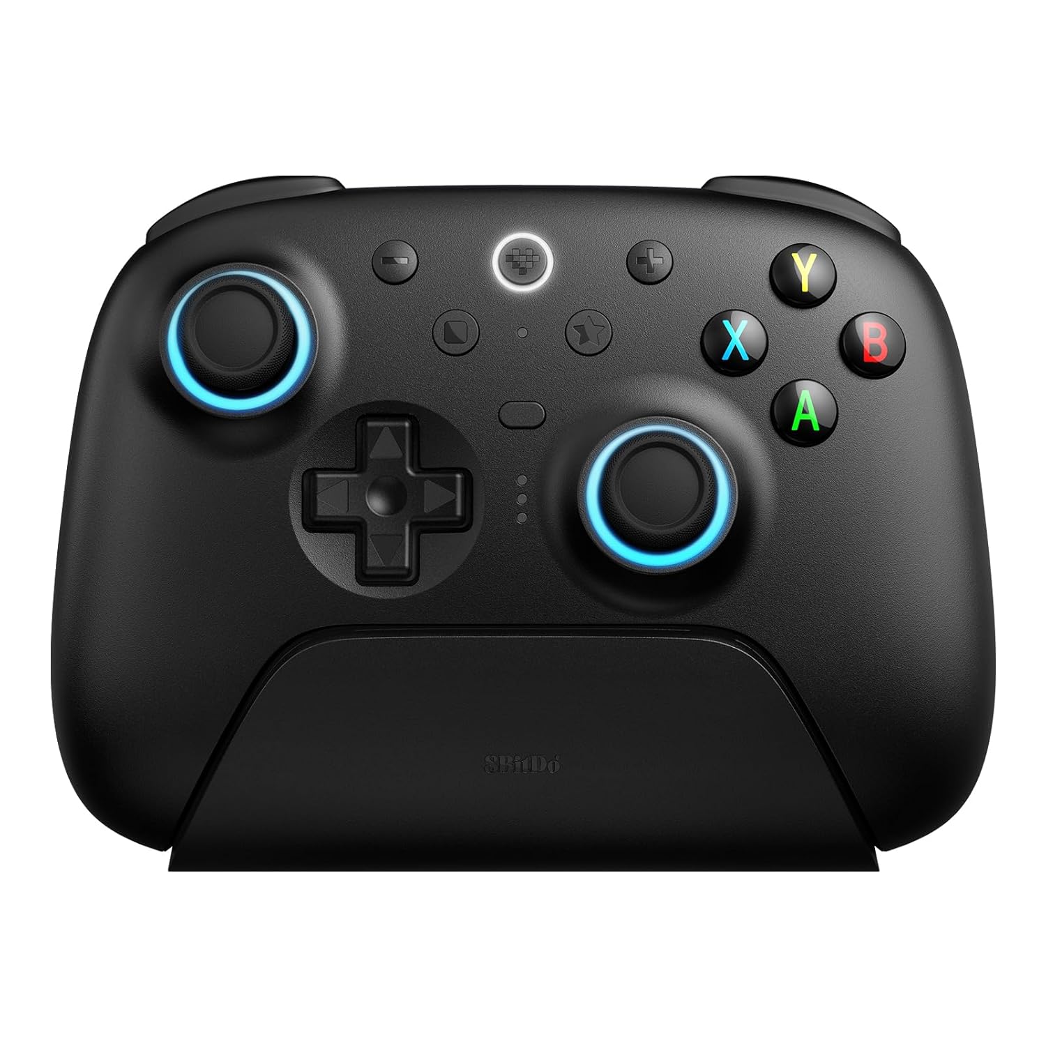 8Bitdo Ultimate 2 kablosuz oyun kumandası, Windows ve Android için, TMR Joystick'li oyun kumandası, değiştirilebilir salon efekti, dokunmatik tetikleyici, hareket kontrolü, RGB Fire Ring, 8 Speed