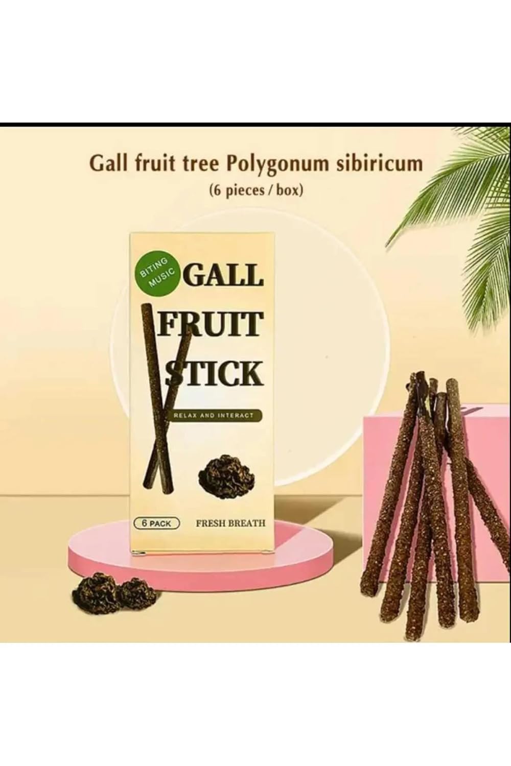 TİNEKE 6 Adet Doğal Meyve Aromalı Matatabi Çubuğu Catnip Stick Kedi Catnip Dalı Gall-Fruıt-Stick