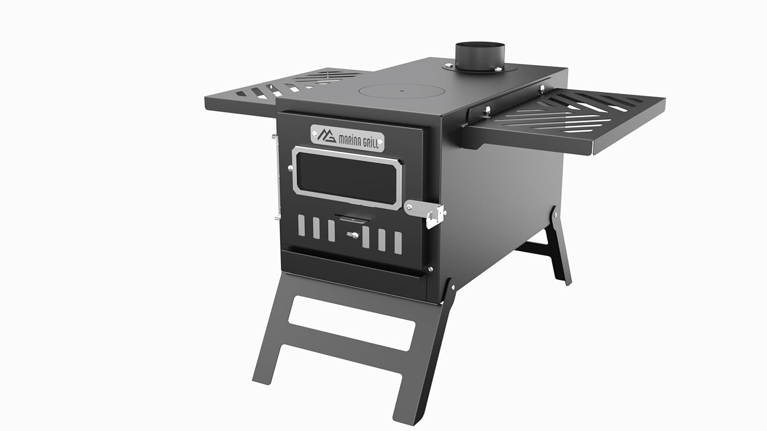 pratikoutdoor Kuzinesiz Kamp Ve Çadır Sobası Katlanır Ayaklı Kamp Sobası Çantalı