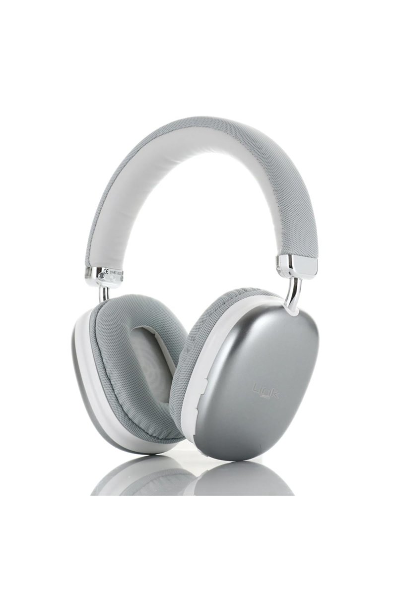 LinkTech HP5 ANC Kulak Üstü Kablosuz Bluetooth Kulaklık Silver-Gri