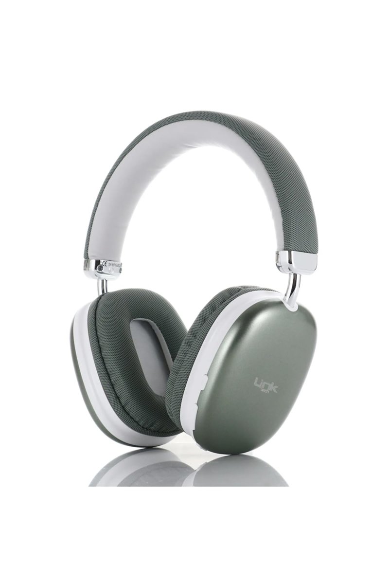 LinkTech HP5 ANC Kulak Üstü Kablosuz Bluetooth Kulaklık Yeşil