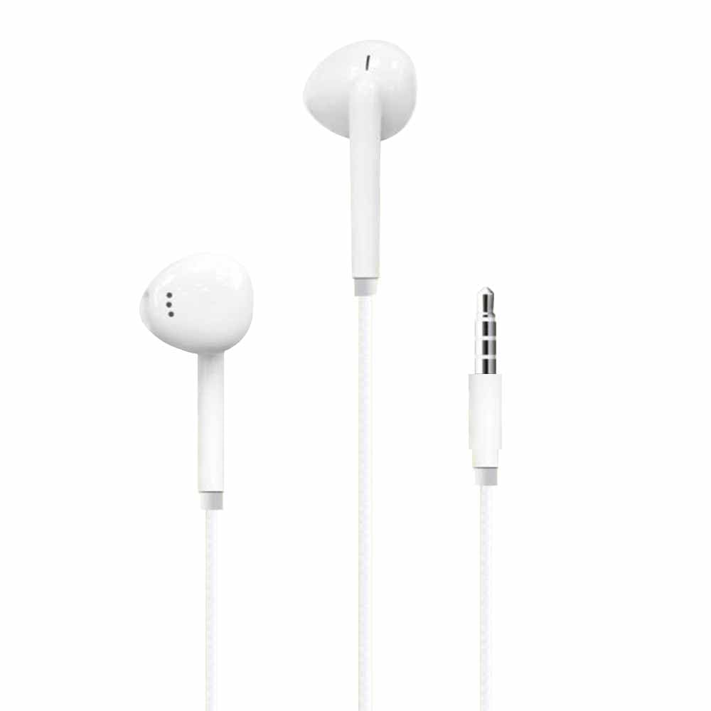 LinkTech H35 Mikrofonlu Kulak İçi Kablolu Kulaklık 3.5mm Beyaz