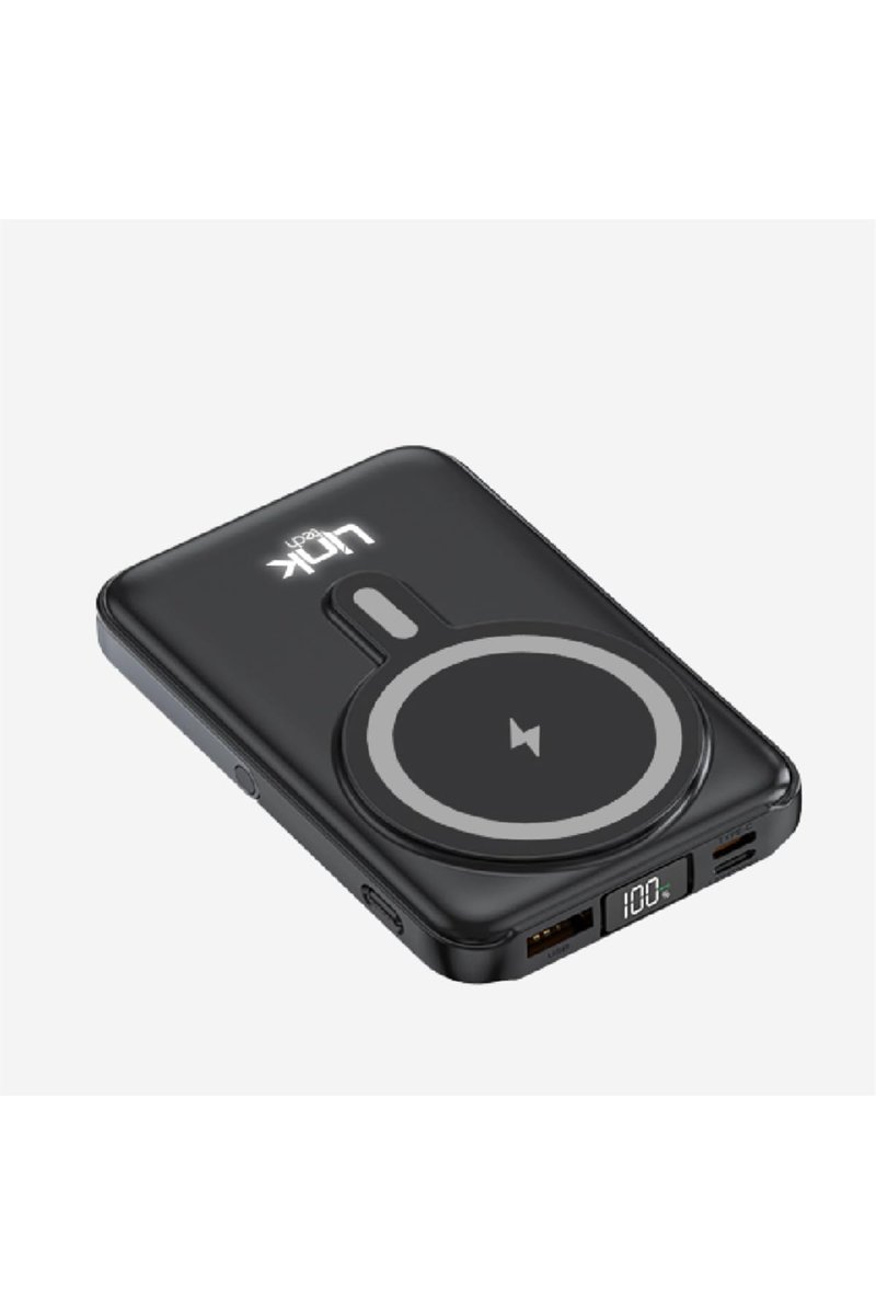 Linktech WF27 Mini Led Ekranlı 10000 mAh Çoklu Kablolu 22.5W Kablosuz Şarjlı Powerbank