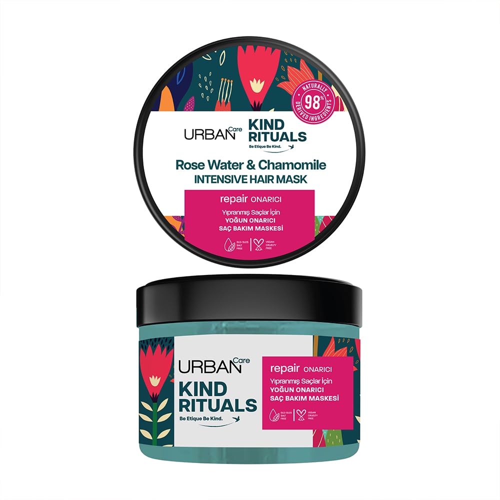 Urban Care Kind Rituals Rose Water Chamomile Saç Bakım Maskesi 230 ML