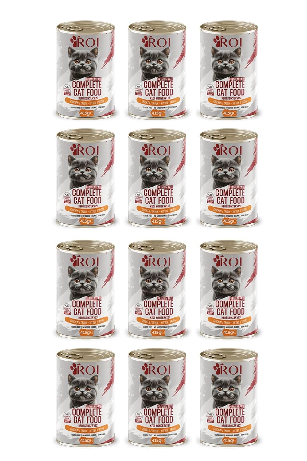 Roi Tavuk Etli Kısırlaştırılmış Kedi Konservesi 400g