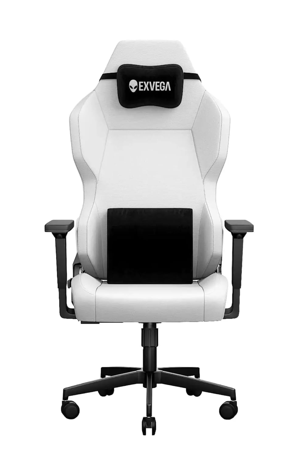 EXVEGA Andromeda 2025 Masajlı Oyuncu Koltuğu Dokuma Kumaş (Beyaz)