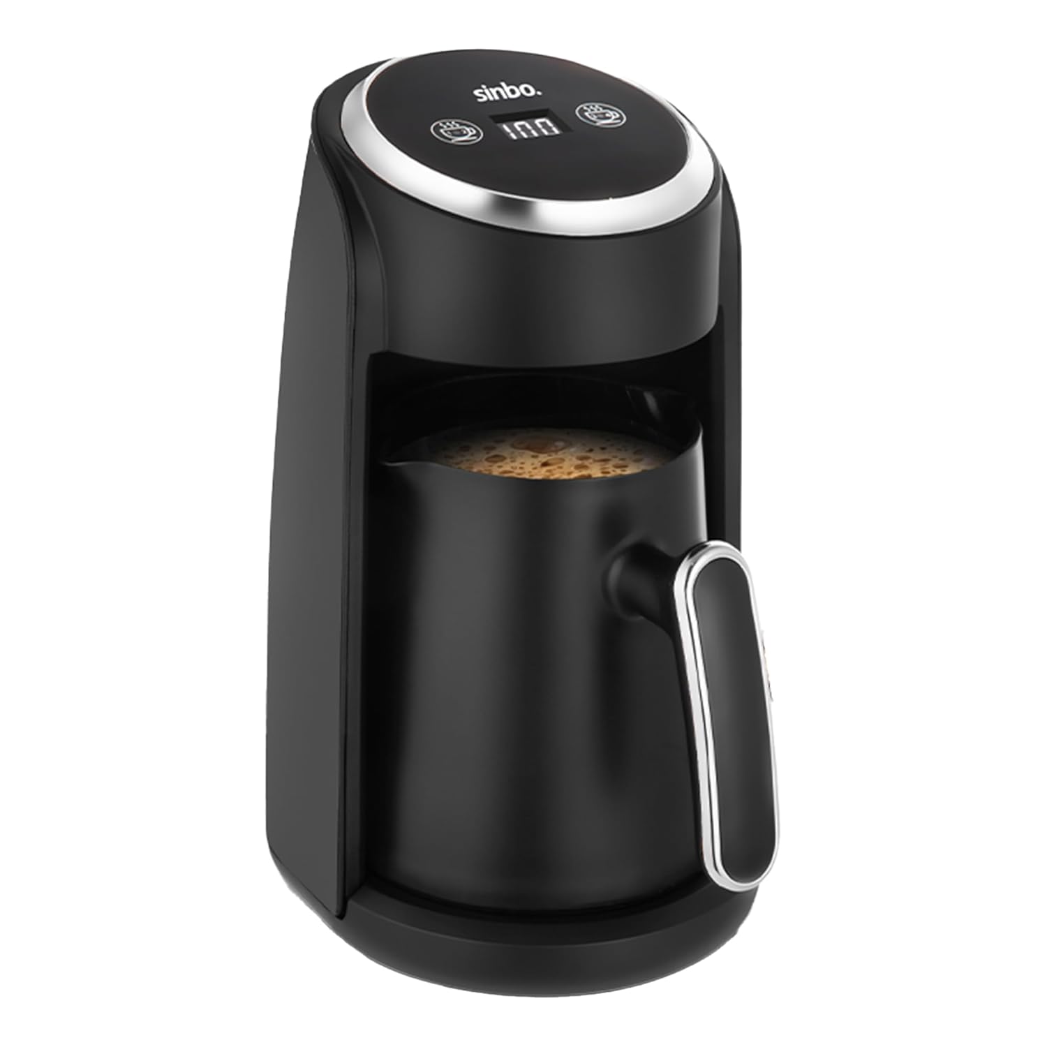 Sinbo SCM-2978 Otomatik Türk Kahve Makinesi, Taşma Önleyici, Ağır Ateşte Pişirme, Sesli Uyarı, Yıkanabilir Cezve