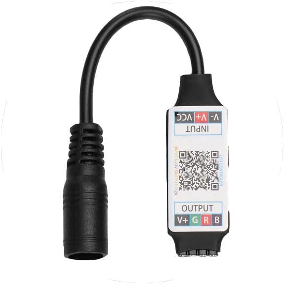 Rgb Şerit Led Kontrol Cihazları - Bluetooth, Sese ve Müziğe Duyarlı, 24 Tuşlu - 6 Amper, 10 Metreye kadar Rgb Şerit led Çalıştırır (3, Bluetooth Kontrol Cihazı)