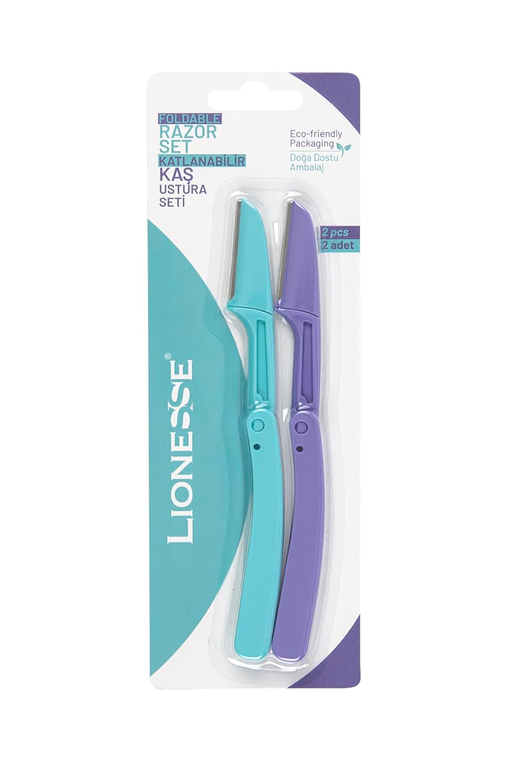 Lionesse Katlanabilir Kaş Ustura Seti (2'Li) 4219