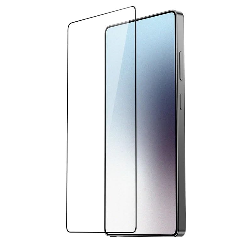 Coverzone Samsung Galaxy S25 Ultra ile uyumlu Tempered Cam Ekran Koruma Tam Uyum Dayanıklı 8-9H Nano Micro Tempered Cam Esnek Ekran Koruma Şeffaf