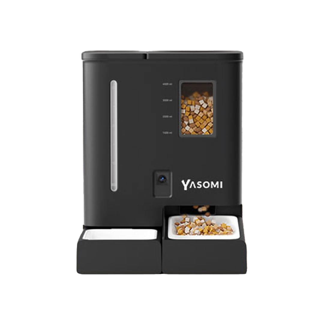 Yasomi DU-F03V SmartPaw Otomatik Akıllı Mama ve Su Kabı (Siyah)