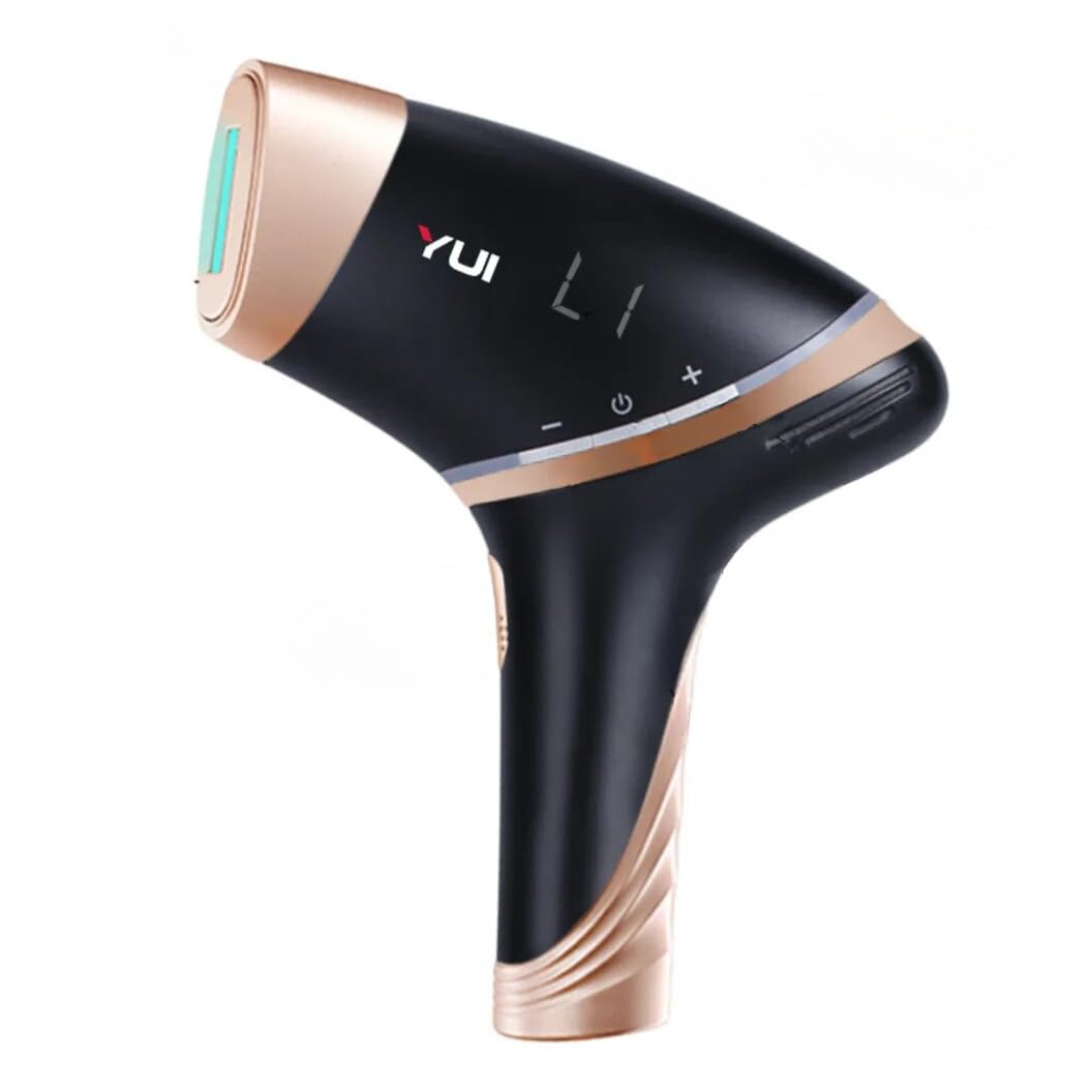 Yui Iplv15 Pro Vücut -Yüz- Bikini Başlıklı Ağrısız Otomatik Ve Manuel Atım Buz Lazer Epilasyon Cihazı Siyah