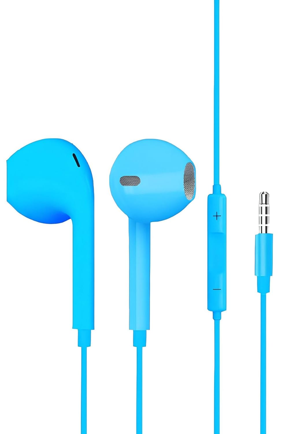 Favors Jack Girişli Mavi Kablolu Kulaklık Ios Android İle Uyumlu 3.5 Mm Kulaklık