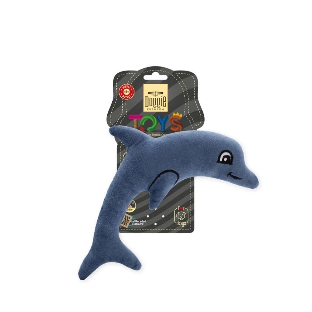 Doggie Köpek Oyuncağı Peluş Yunus 20 Cm
