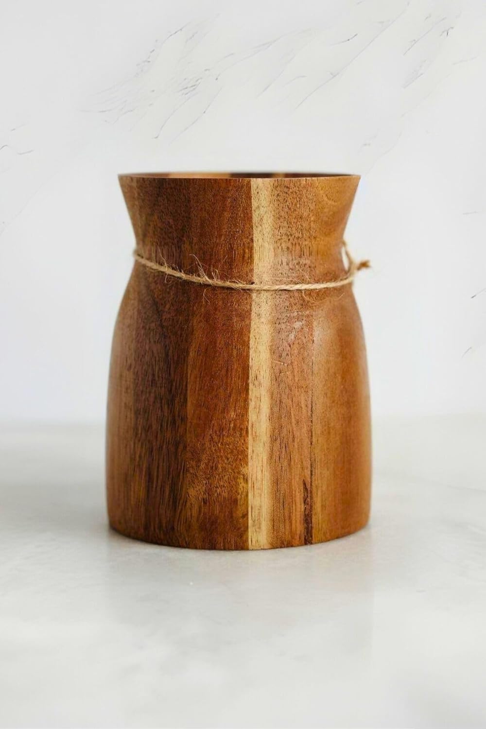 Meturas Akasya Ahşap Kaşıklık, Mutfak Düzenleyici Organizer, 10 x 12.7 cm, Kahverengi