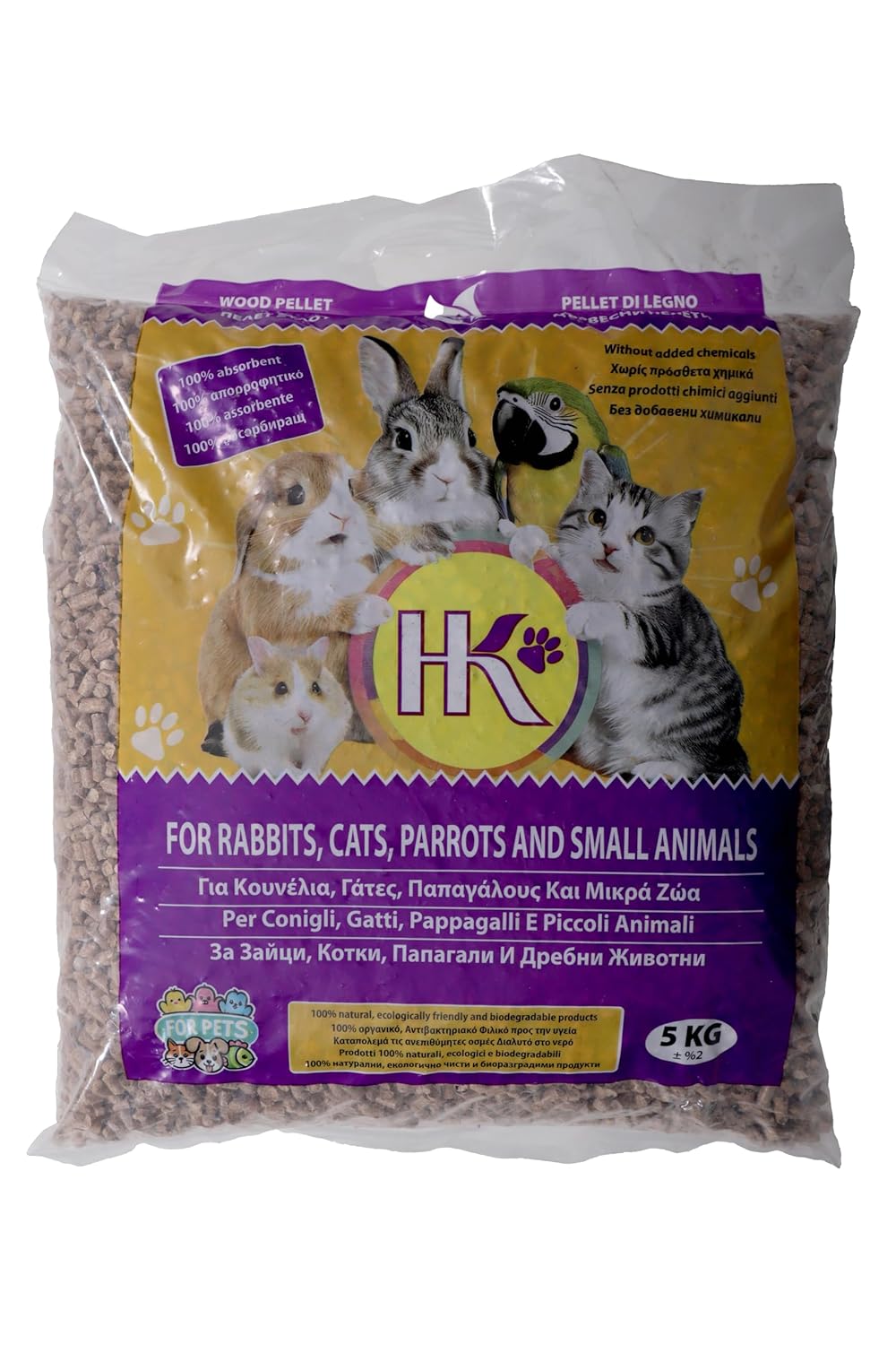 Hk Cat Litter | Kedi Kumu Çam Pelet%100 Doğal 5kg