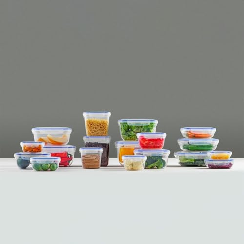 Orret Home Sızdırmaz Kapaklı 6'lı Saklama Kabı Seti, Contalı PP Plastik, Çeşitli Boyutlar (3x975 ml, 3x1400 ml), Gıdaları Güvenle Saklayın, Mutfakta Düzen Sağlayıcı