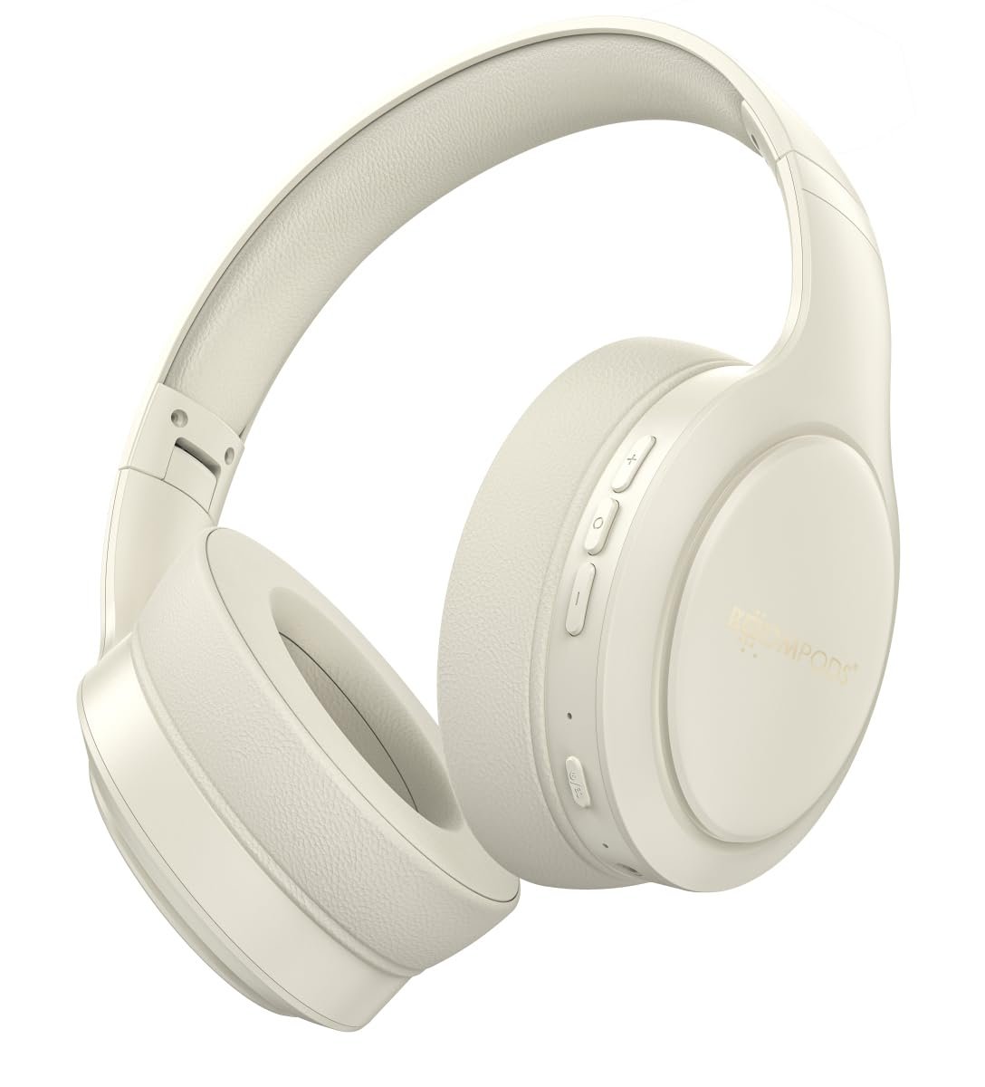 Boompods Headpods Pro 2 Kulak Üstü Kulaklıklar - Katlanabilir Bluetooth Kulaklık, Kulak Üstü Tasarım, Dahili Mikrofonlu Hafif Kablosuz Kulaklık, 50+ Saat Kablosuz Çalma Süresi, PillowFoam Konforu -