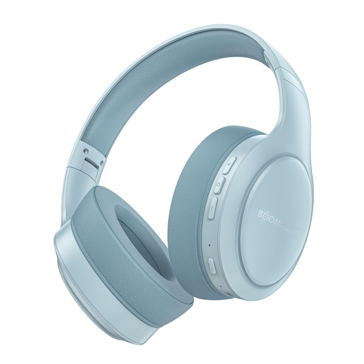 Boompods Headpods Pro2 Kulak Üstü Bluetooth Kulaklık - Katlanabilir Kablosuz Mikrofonlu Kulaklık, 50+ Saat Çalma Süresi, PillowFoam Konforu, Müzik ve Çağrı için Hafif Kulaklık Üstü Kulak Tasarımı
