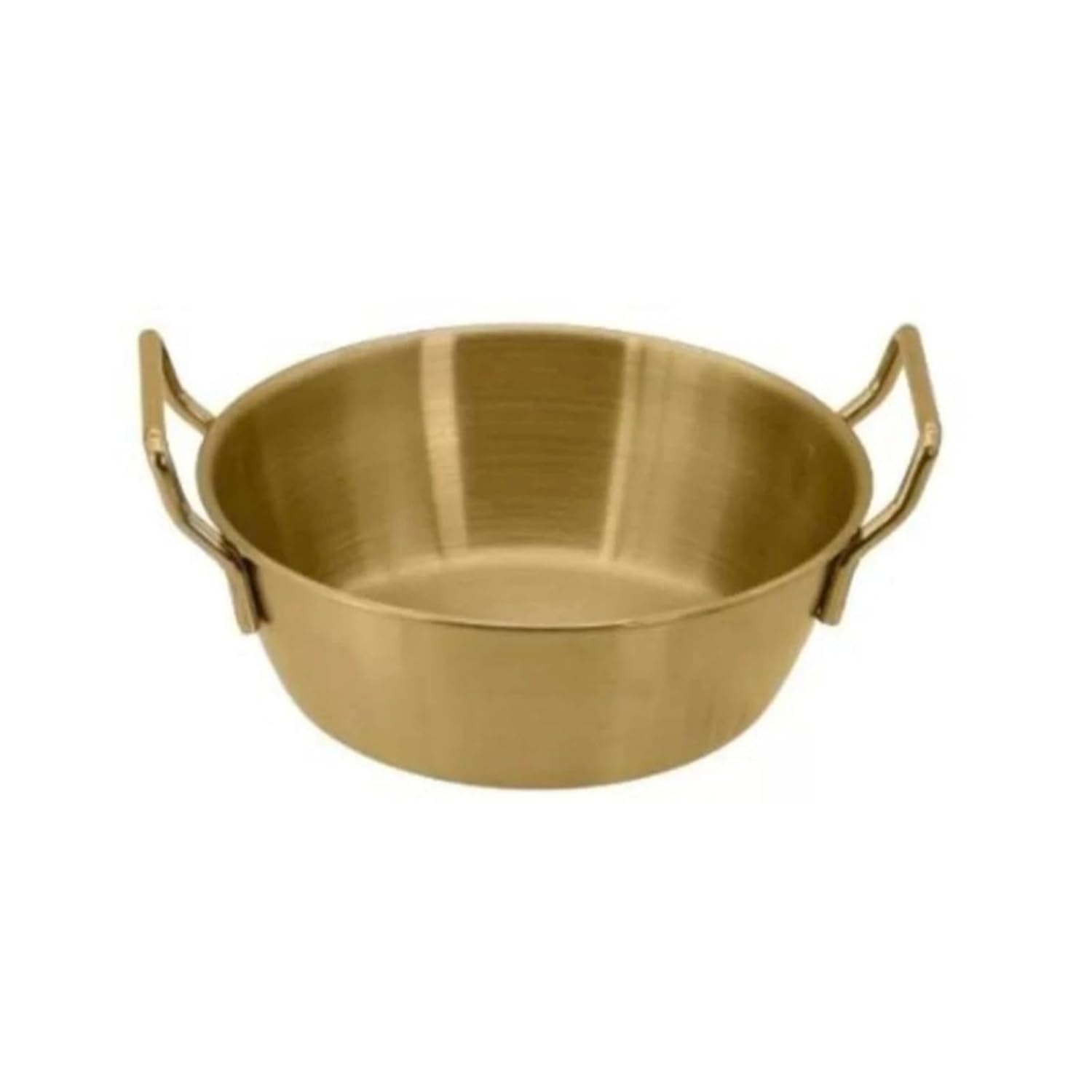 Paslanmaz Çelik Gold Sahan Tava - Yumurta Tavası, Sos Tavası, Şık Tasarım, 12 cm Küçük Boy Mutfak Tavası