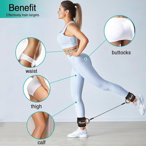 Valkyrie 6 Parça Popo Baldır Kalça Egzersiz Seti Bacak Direnç Tansiyon Lastiği Pilates Yoga Destekleyici